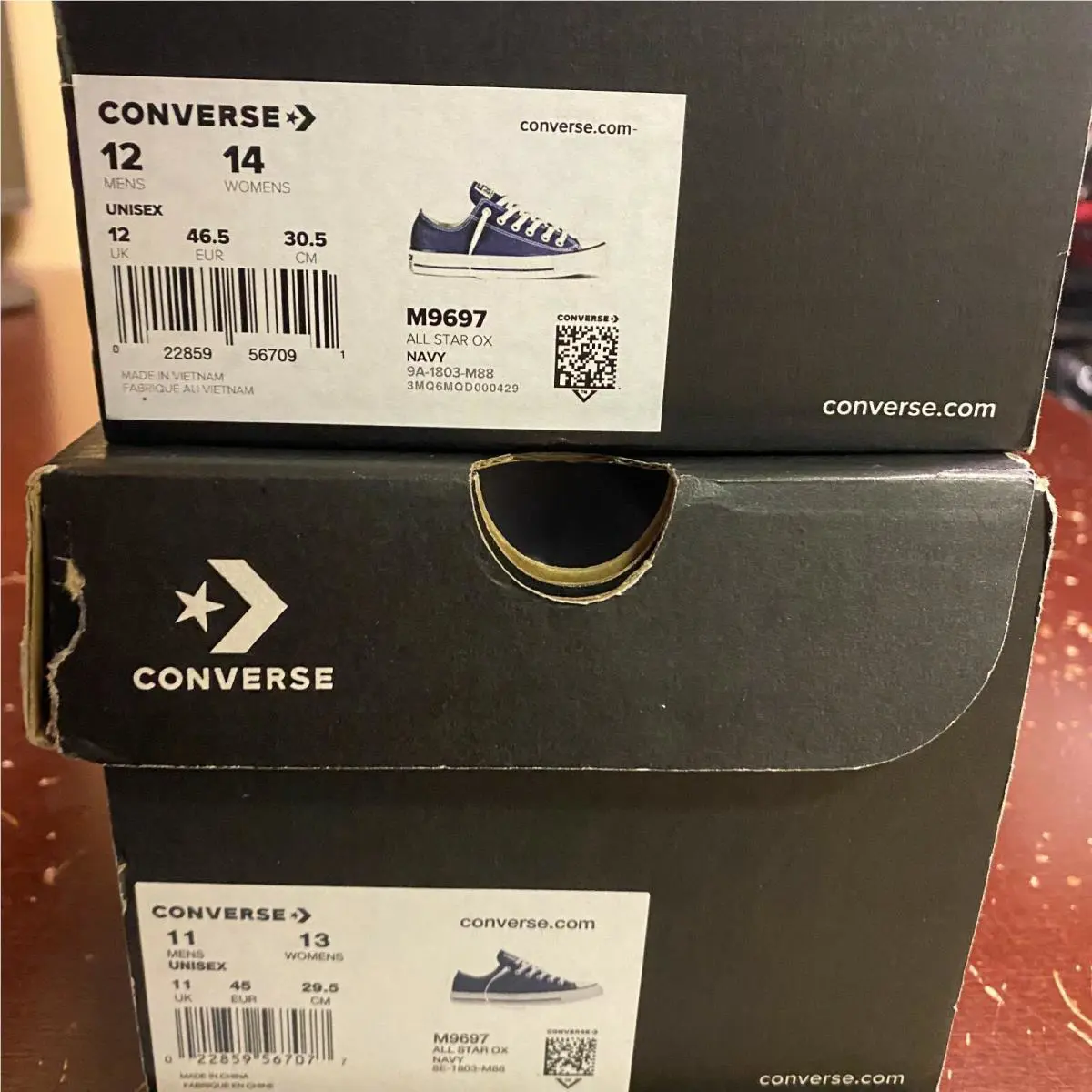 Converse shoes - Converse All-Star OX - M9697 - Navy 3