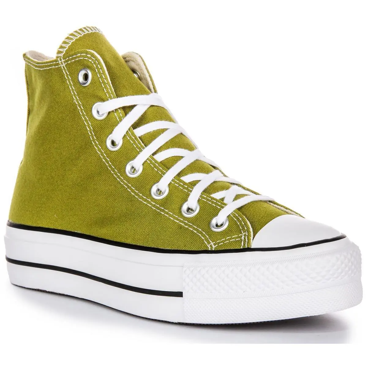 Converse A08286C Lace Up Womens Sneaker In Olivegreen Size US 5- 10