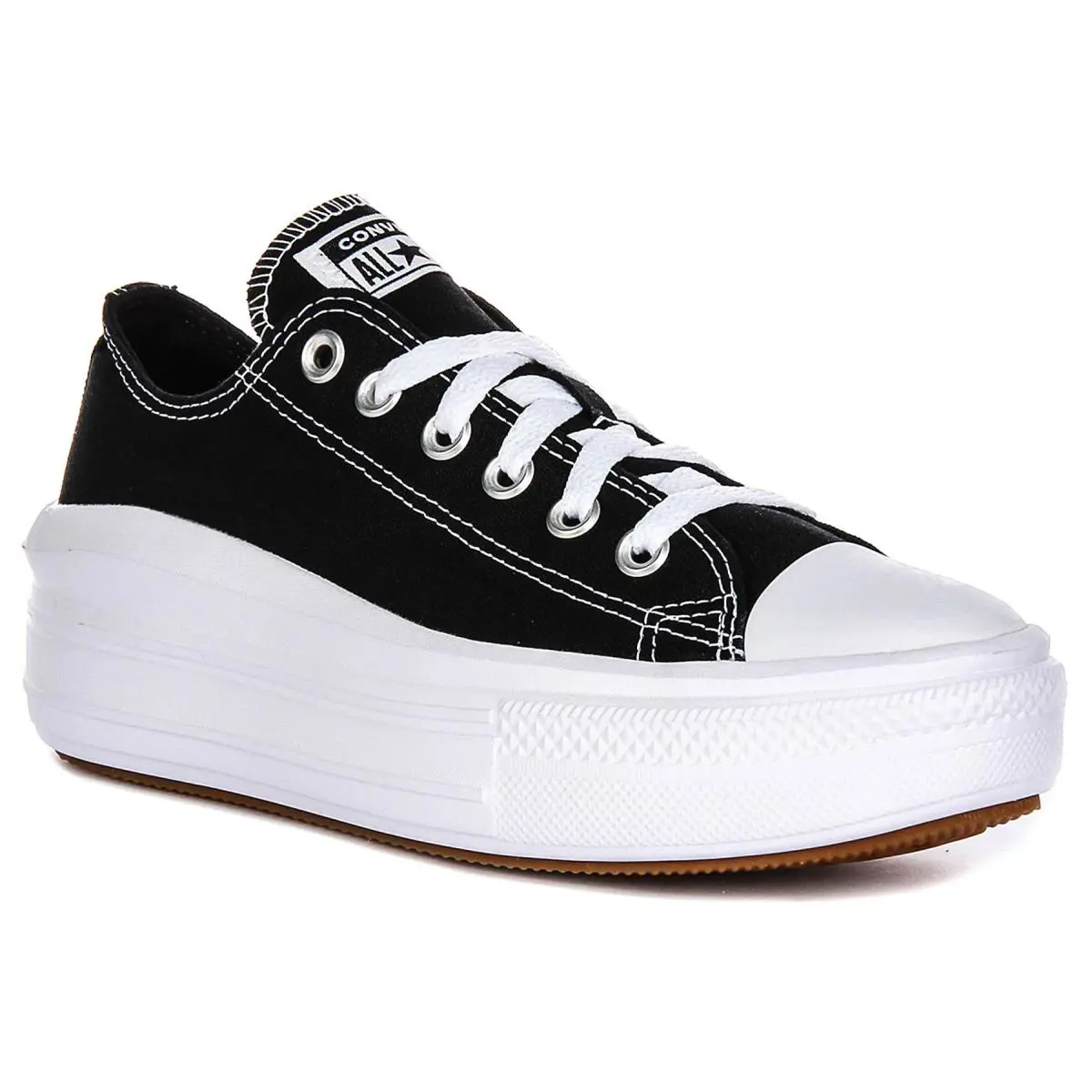 Converse 570256C CT All Star Platform Womens Trainer In Black White US 5 - 10 - BLACK WHITE