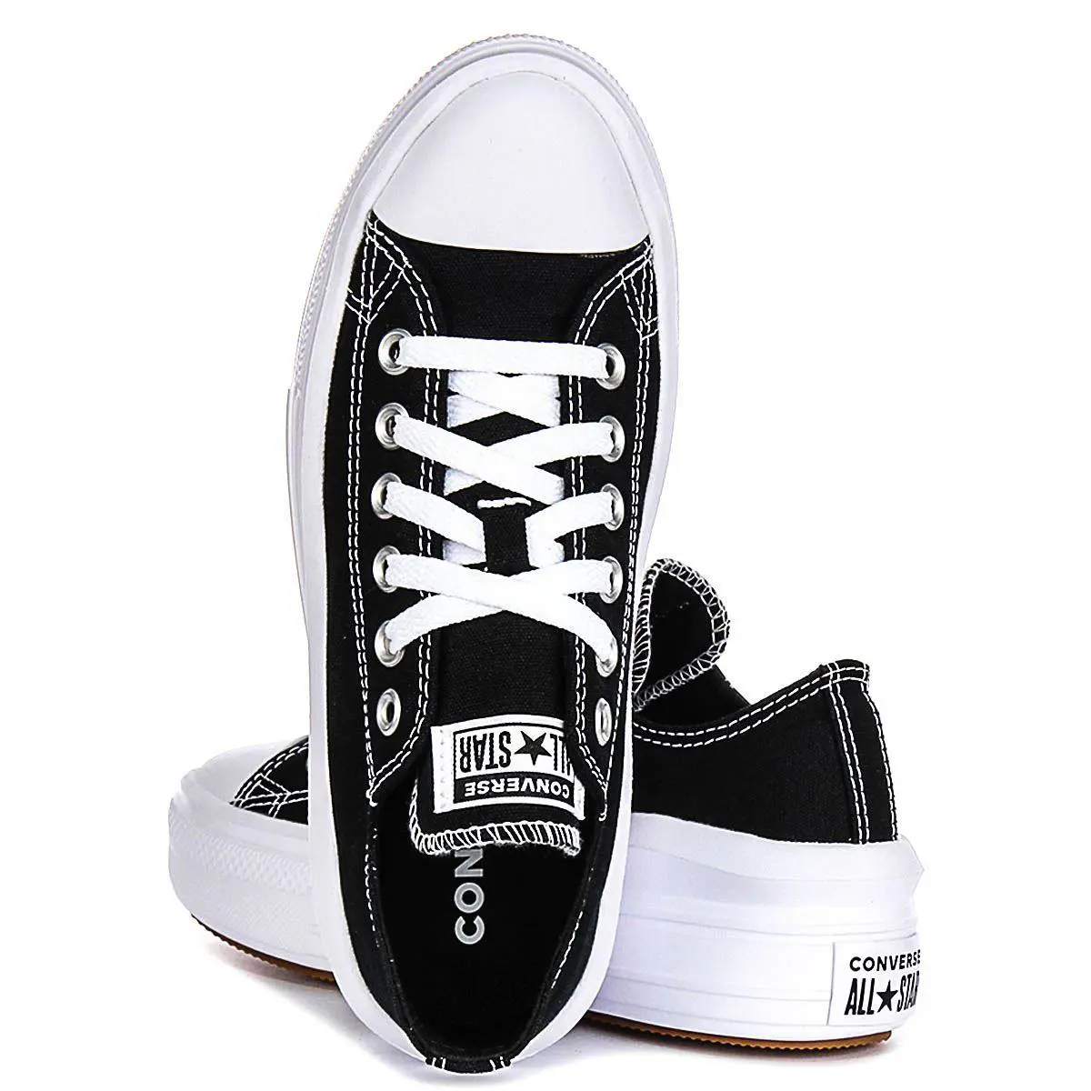 Converse shoes - BLACK WHITE 2