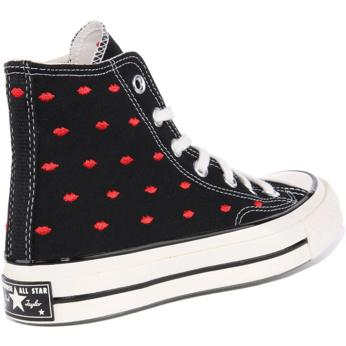 Converse shoes - BLACK RED 1
