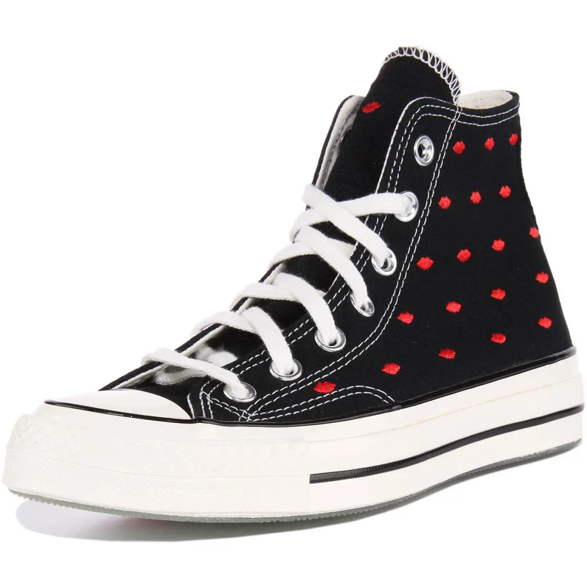 Converse shoes - BLACK RED 4