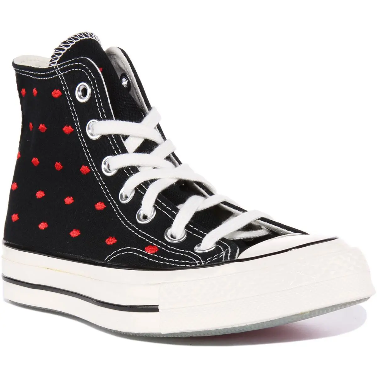 Converse shoes - BLACK RED 5