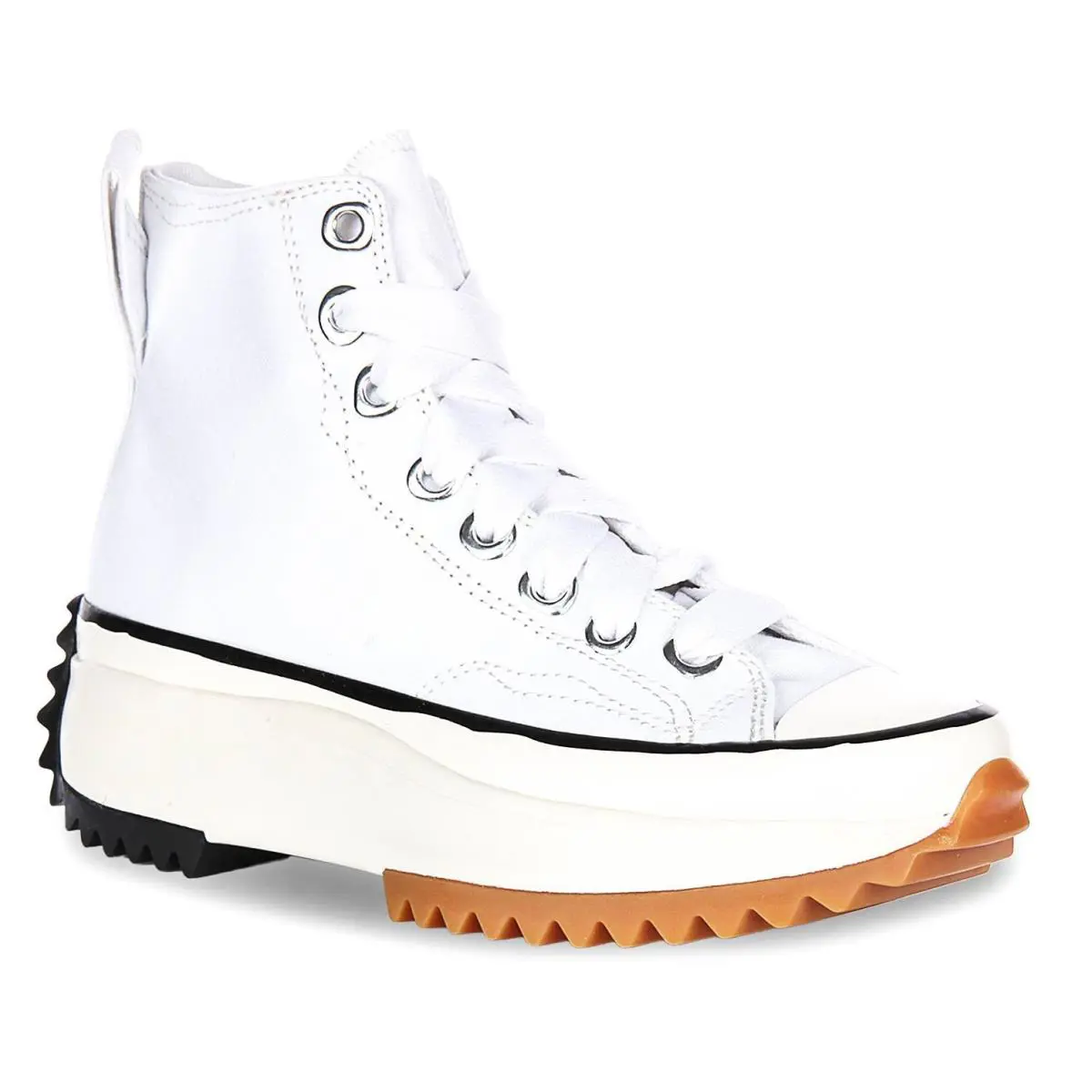 Converse A10422C Run Star Hike Lace Up Mens Sneakers In White US 8 - 10 - WHITE