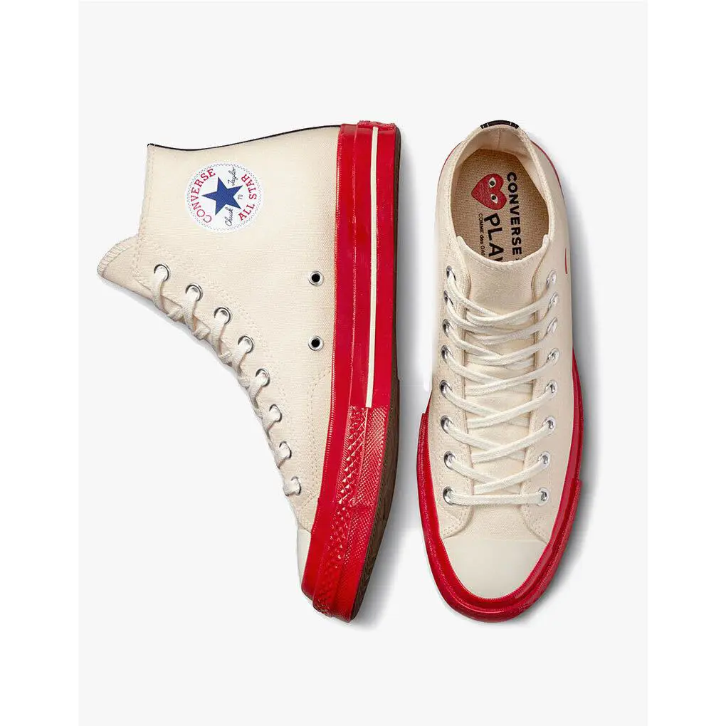 Converse shoes - Pristine/Red/Egret 2