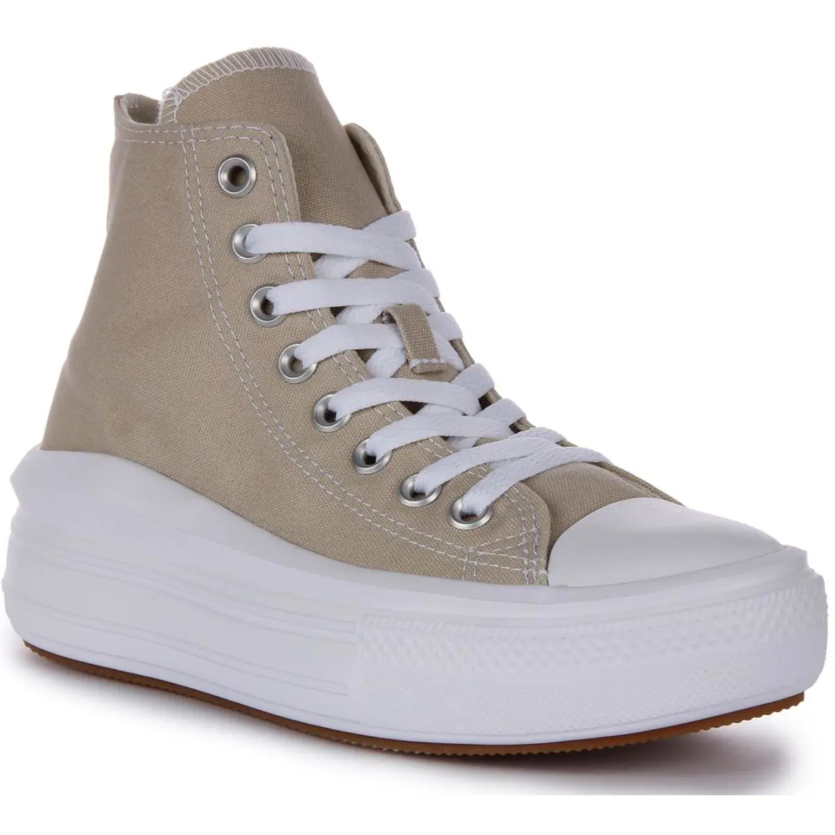 Converse A04365C Chuck Taylor All Star Move Hi Platform Stone Womens US 6- 11
