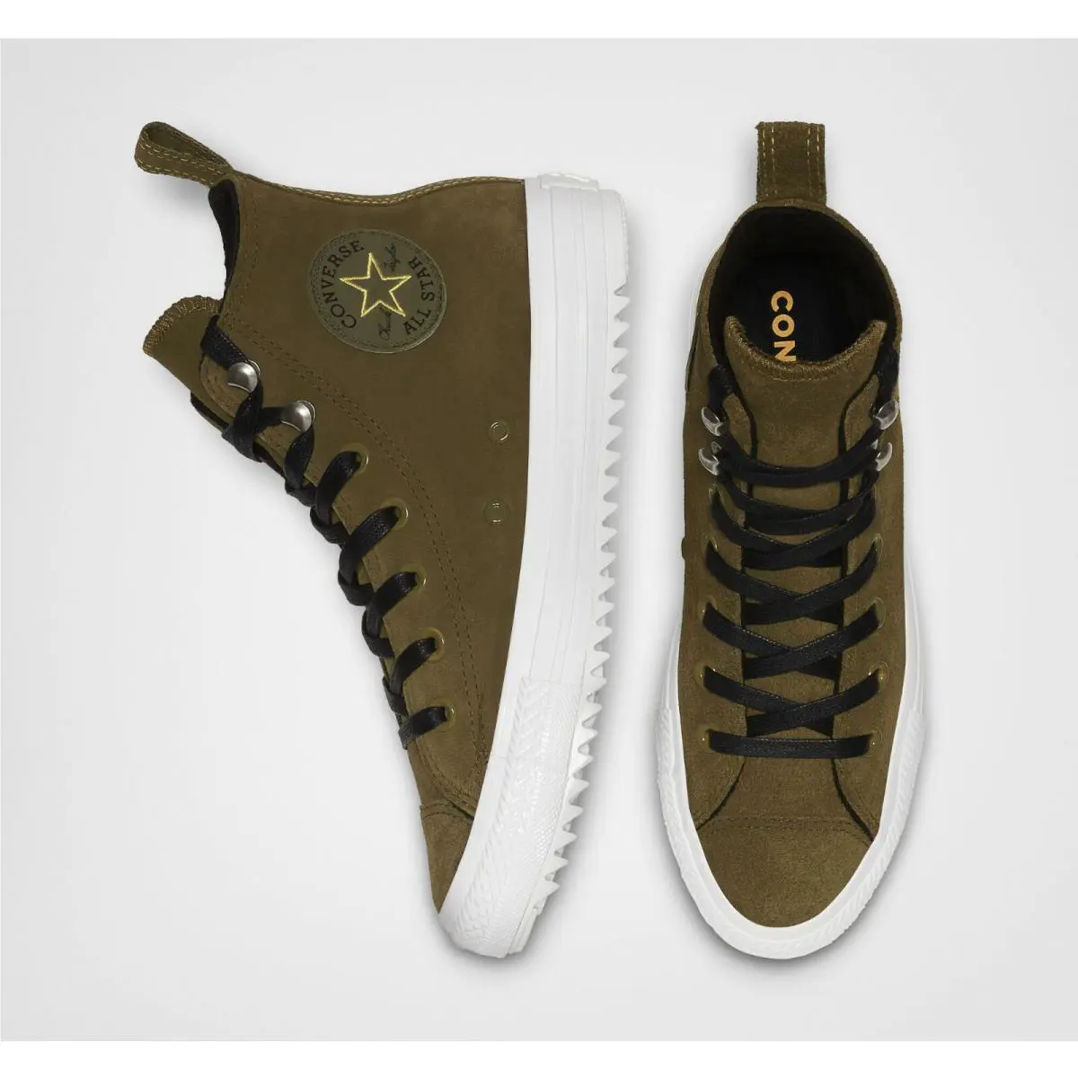 Converse shoes - Chuck Taylor All Star - Chuck Taylor All Star - 565238C - Surplus Olive/White/Black 8