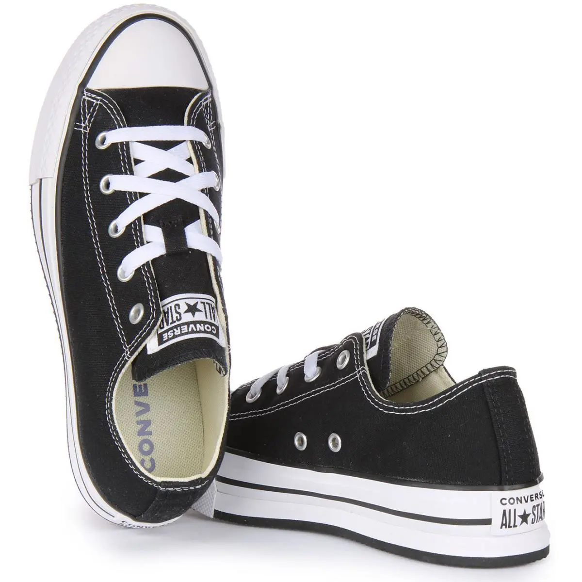 Converse shoes - BLACK WHITE 2