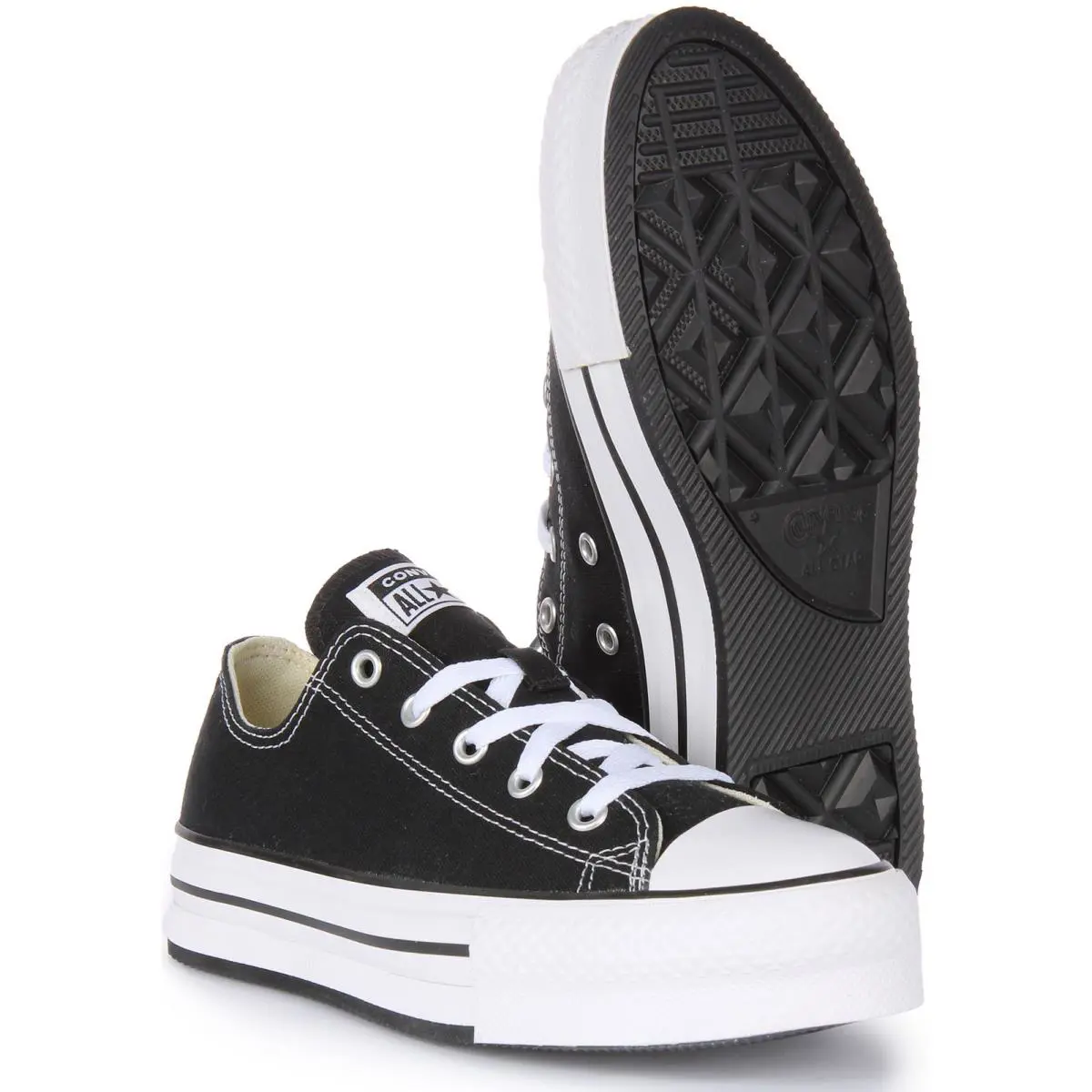 Converse shoes - BLACK WHITE 3