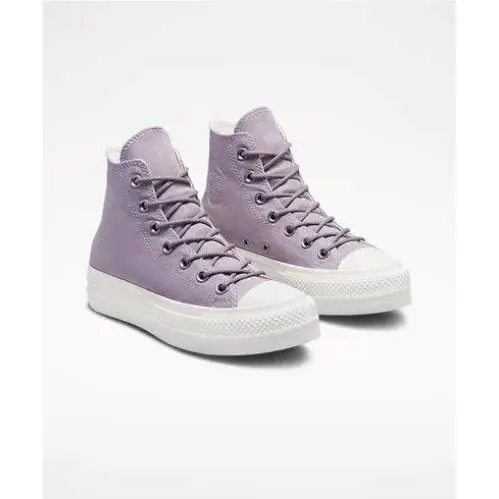 Converse shoes - Converse Chuck Taylor All Star Lift Hi Top - A05014F - Purple, Manufacturer: Lucid Lilac/Vapor Violet/Egret 14