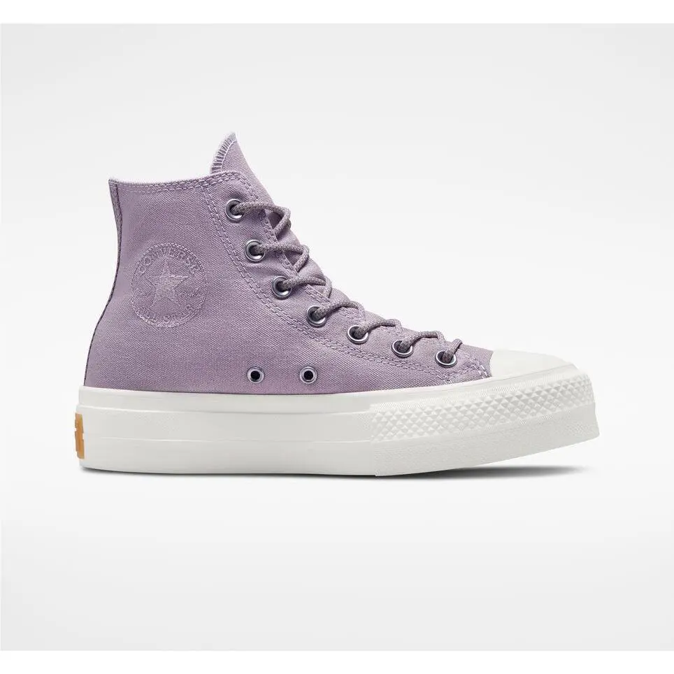 Converse shoes - Converse Chuck Taylor All Star Lift Hi Top - A05014F - Purple, Manufacturer: Lucid Lilac/Vapor Violet/Egret 7