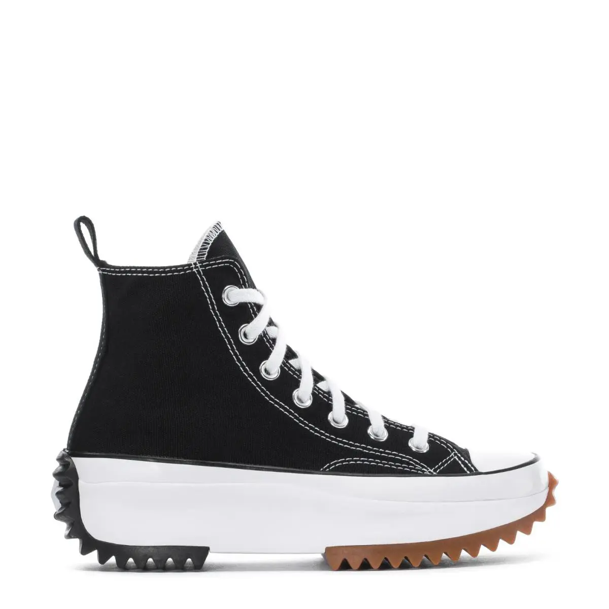 Womens Converse Chuck Taylor Run Star Hike HI Black/white/gum Shoes 166800C - Black