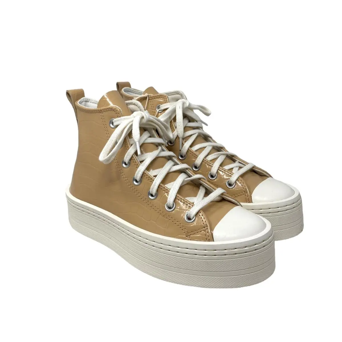 Converse shoes - Converse Chuck Taylor Modern Lift Platform - A07658C - Beige 0