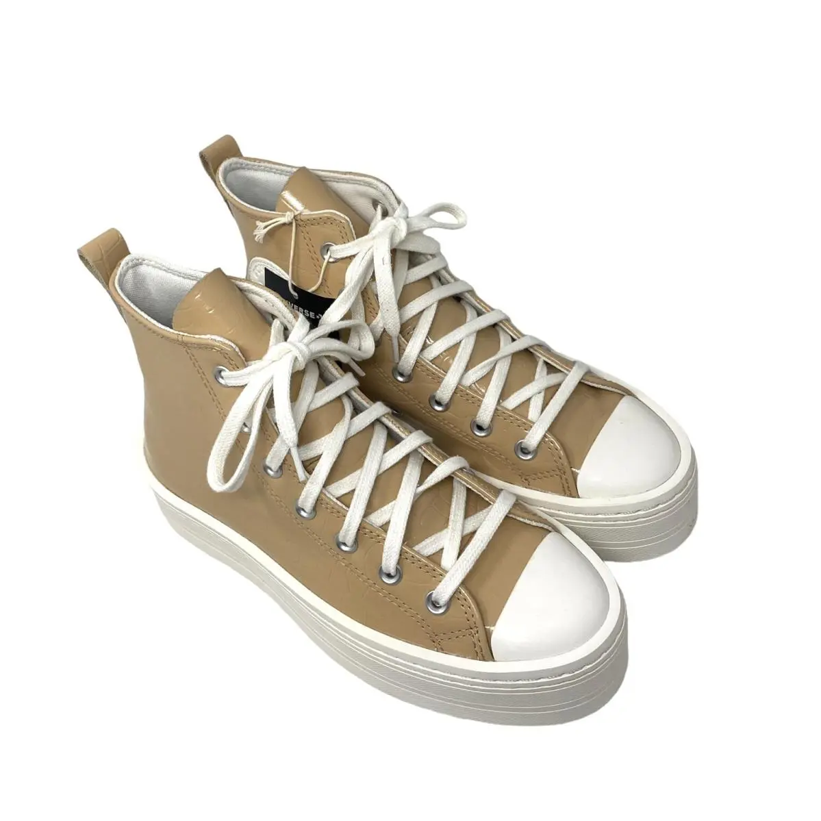 Converse shoes - Converse Chuck Taylor Modern Lift Platform - A07658C - Beige 1