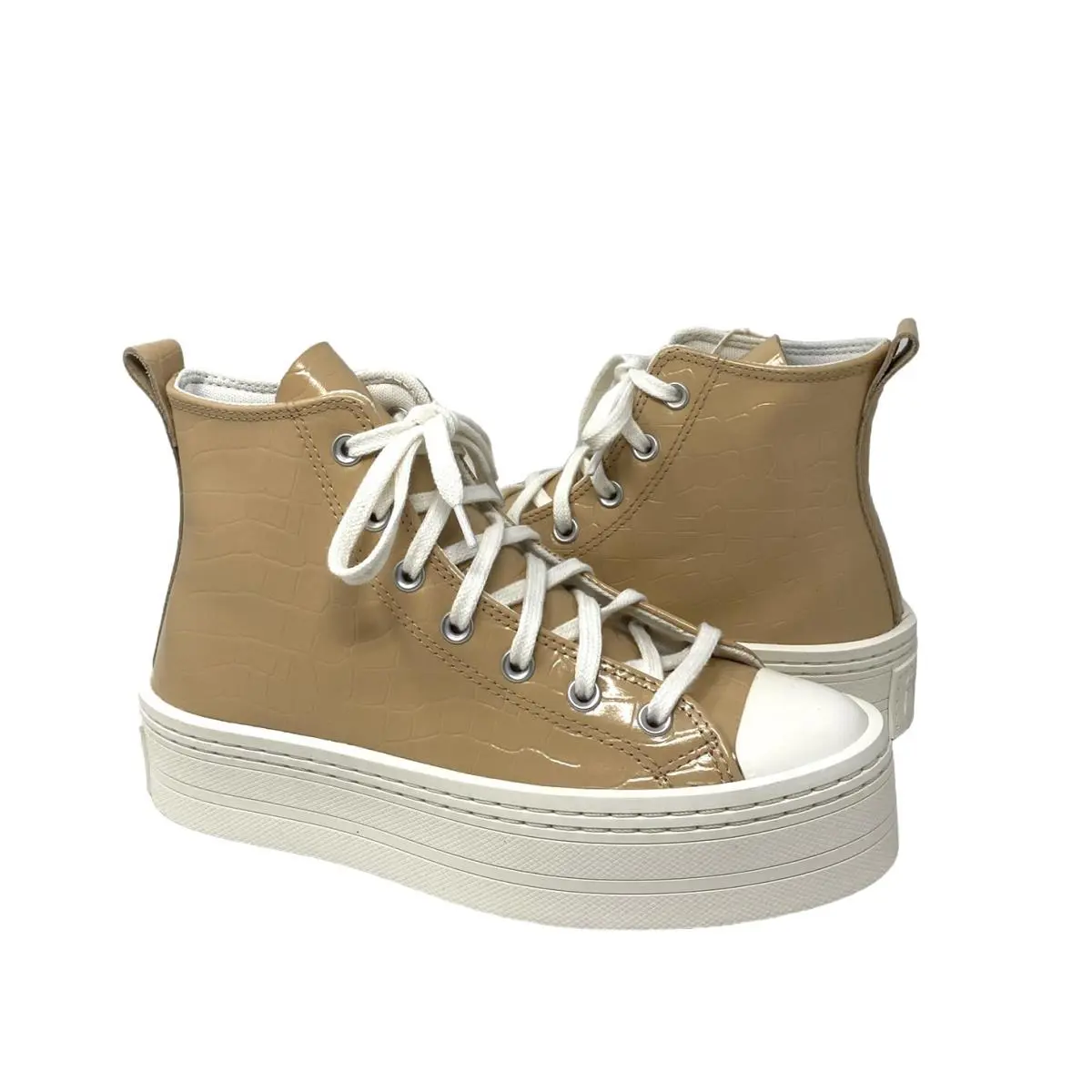 Converse shoes - Converse Chuck Taylor Modern Lift Platform - A07658C - Beige 3