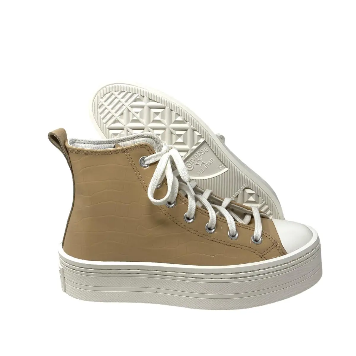 Converse shoes - Converse Chuck Taylor Modern Lift Platform - A07658C - Beige 6