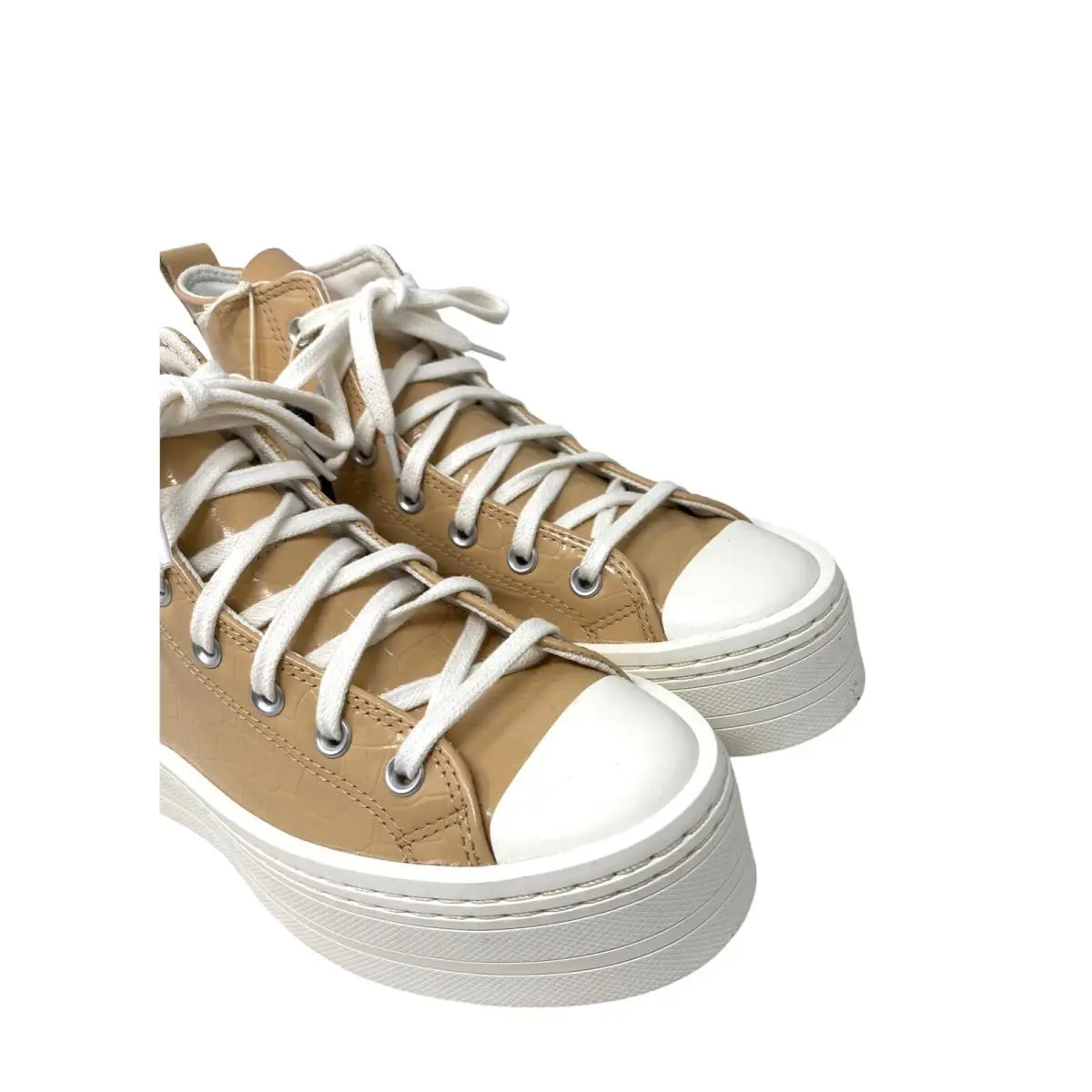 Converse shoes - Converse Chuck Taylor Modern Lift Platform - A07658C - Beige 2