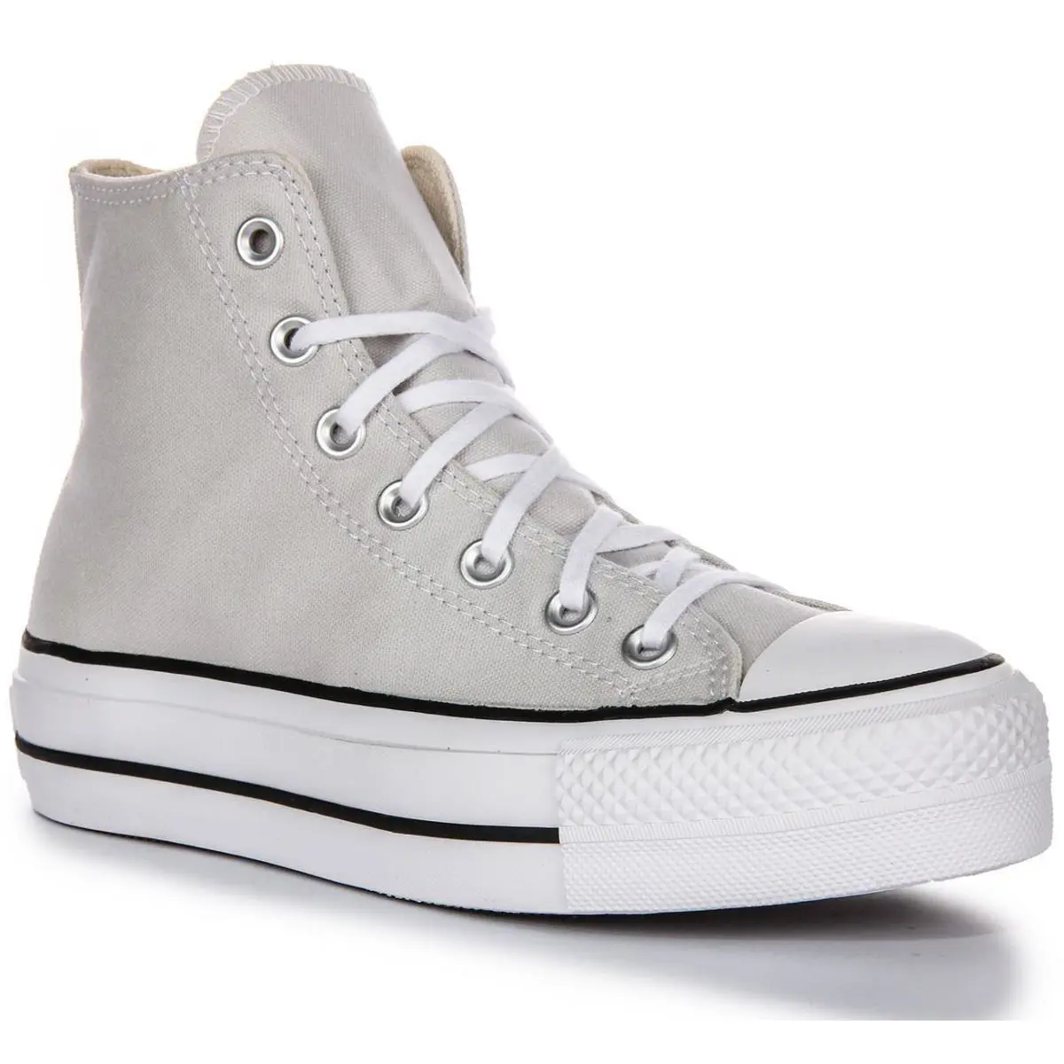 Converse A08287C Womens Sneaker In Grey White Size US 5 - 10 - GREY WHITE
