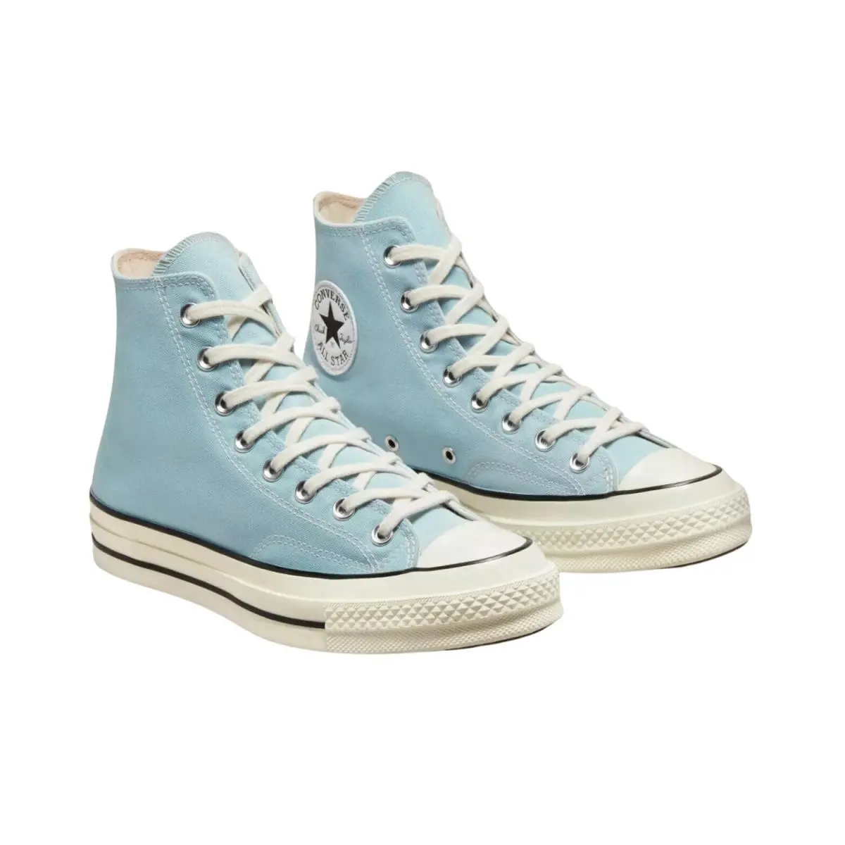 Converse shoes - Light Armory Blue/Egret-Black 2
