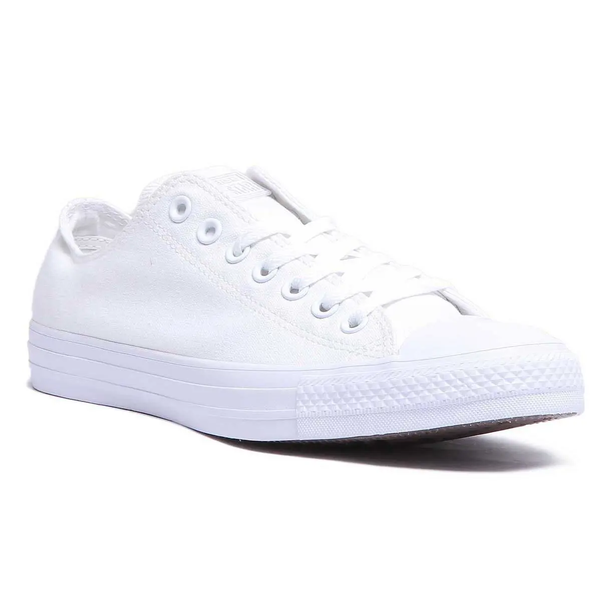 Converse 1U647 Ox Lace Up Womens Sneaker In White Mono US 3 - 12 - White Mono
