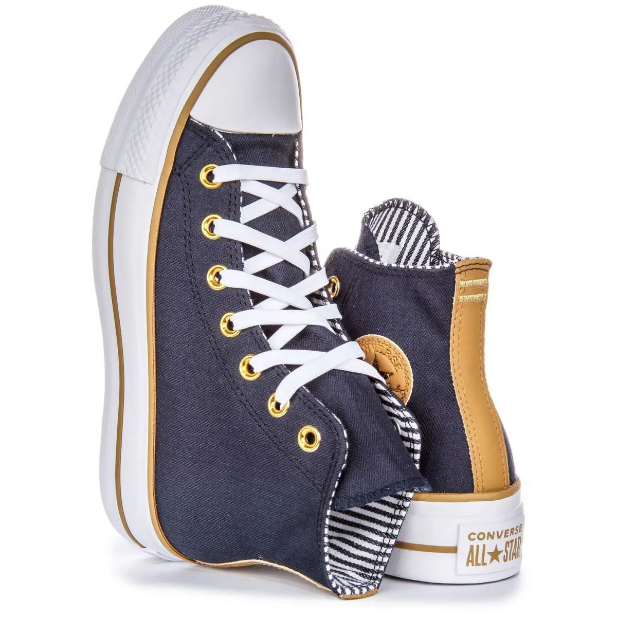 Converse shoes - NAVYGOLD 2
