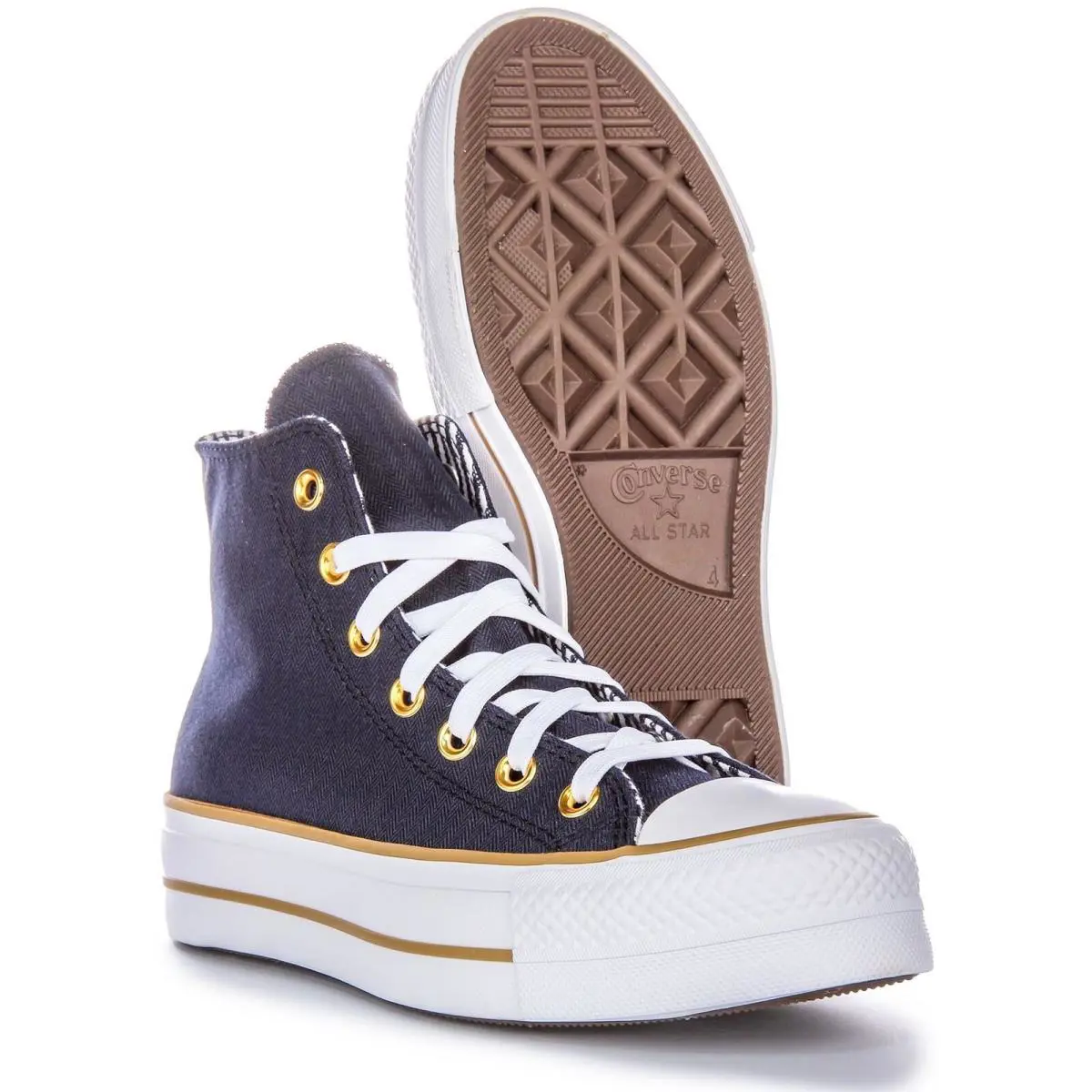 Converse shoes - NAVYGOLD 3