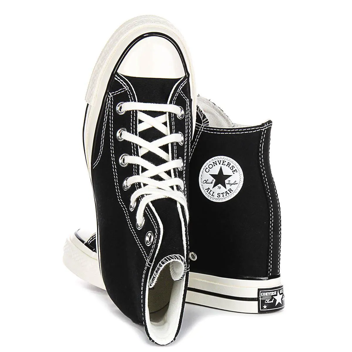 Converse shoes - BLACK WHITE 2