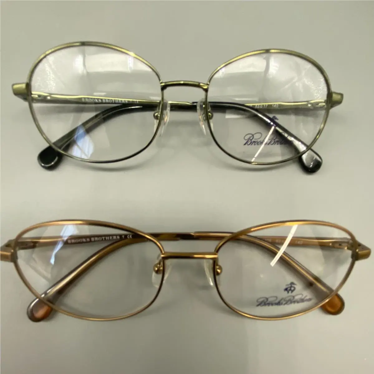 Brooks Brothers Titanium BB 478 Size 53-17-140mm Eyeglasses Frames Lot of 2
