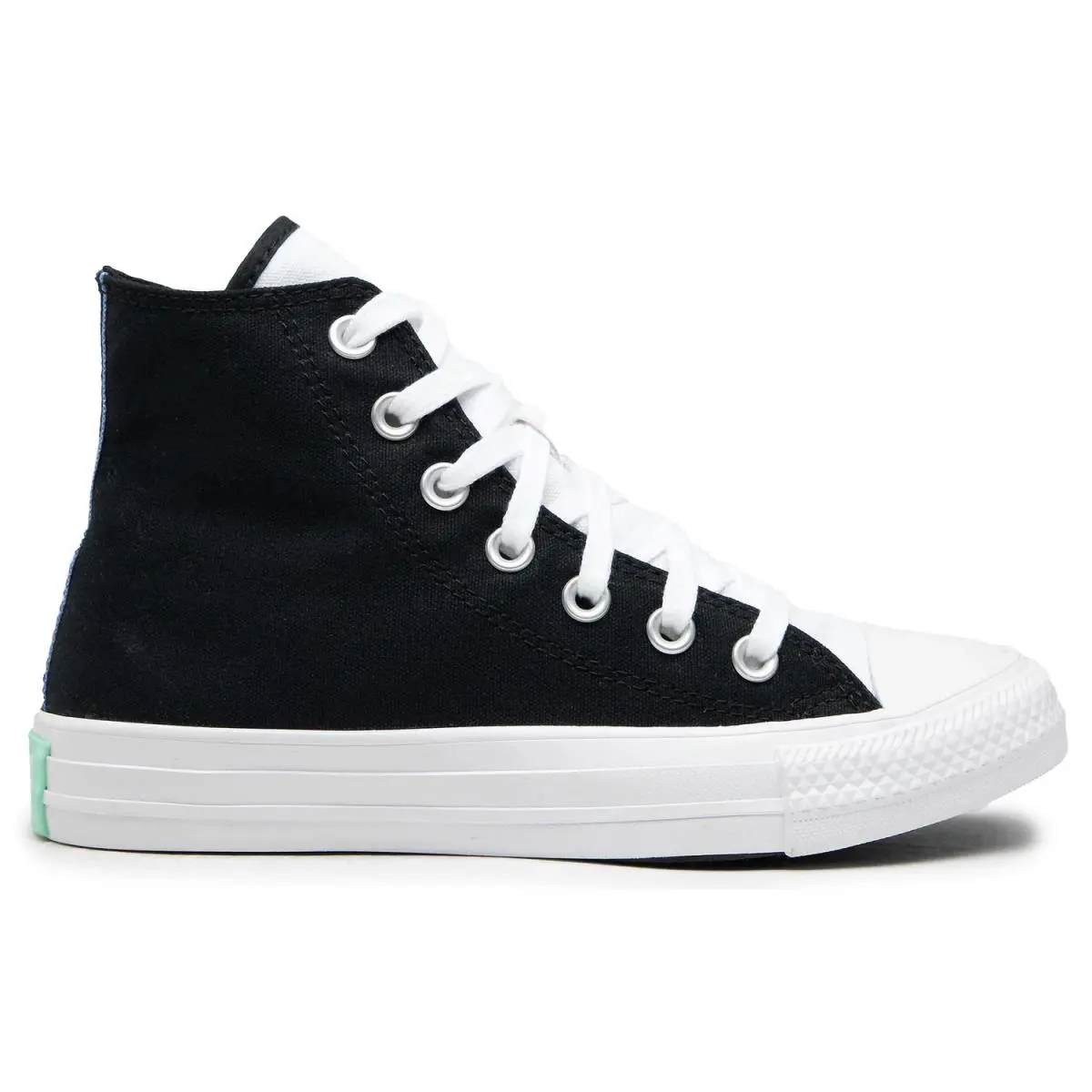 Converse shoes - Converse Chuck Taylor All Star High Top - A00863C - Black/White/Prism Green 0