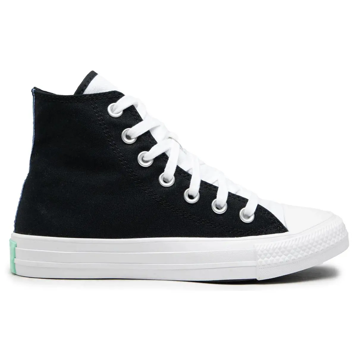 Converse shoes - Converse Chuck Taylor All Star High Top - A00863C - Black/White/Prism Green 4