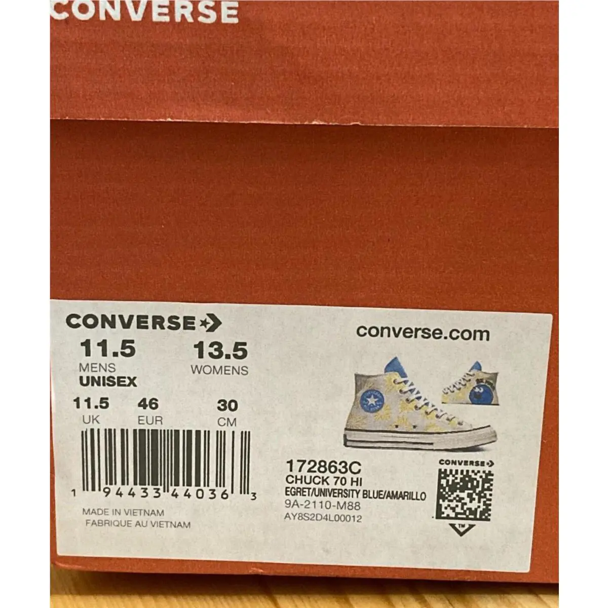 Converse shoes - Converse Chuck Taylor 70 - Chuck Taylor - White 10