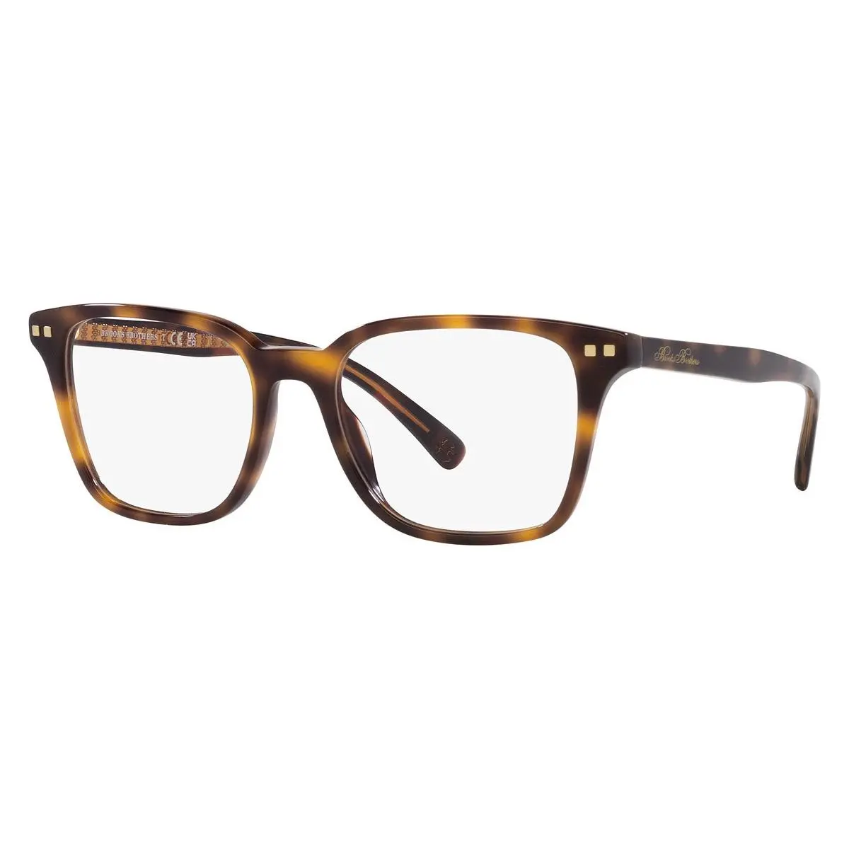 Brooks Brothers Square Man Eyeglasses `0BB2058 `6161 55mm `warm Tortoise