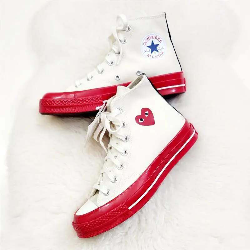 Converse shoes - White/Red 1