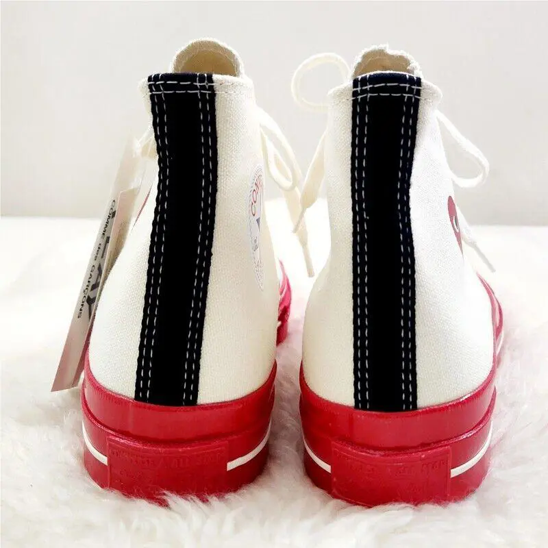 Converse shoes - White/Red 4
