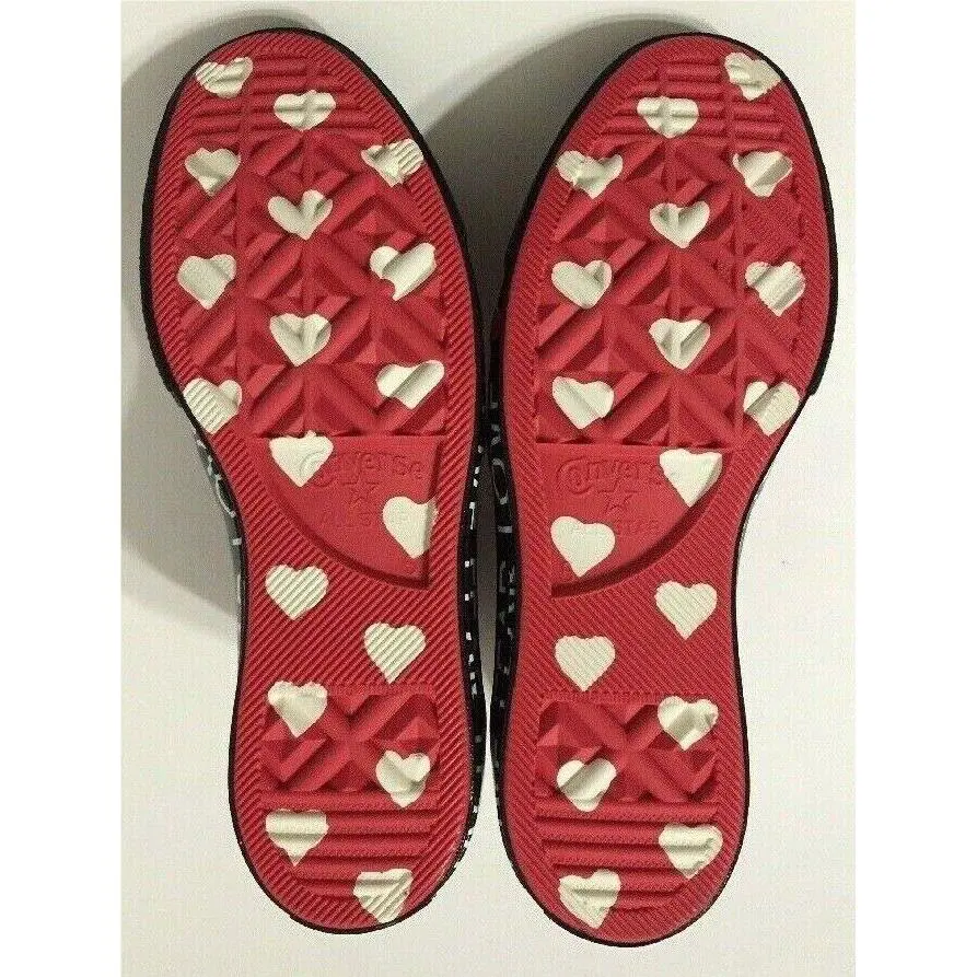 Converse shoes - Love Graphic - Love Graphic - 563472C - Red, Manufacturer: Rhubarb, Egret, Black 10