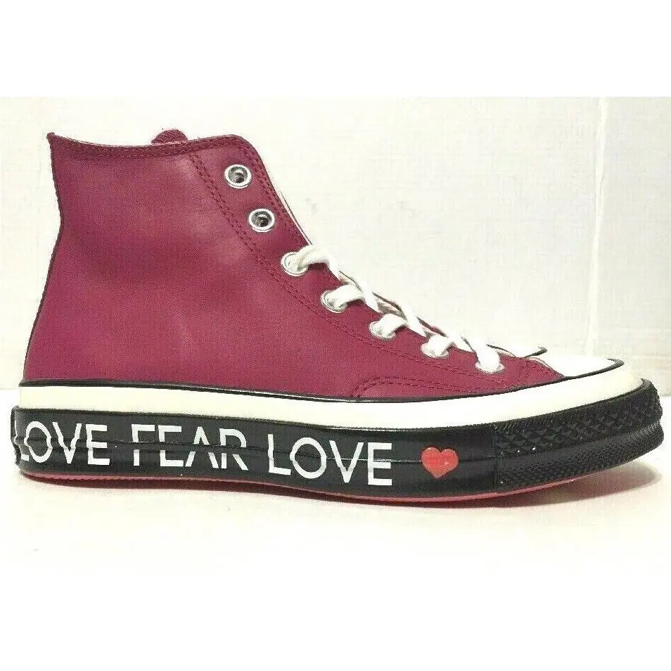 Converse shoes - Love Graphic - Love Graphic - 563472C - Red, Manufacturer: Rhubarb, Egret, Black 11
