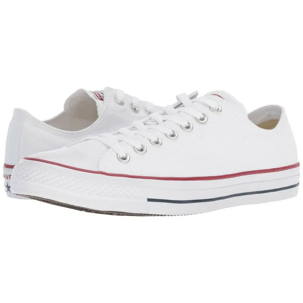 Converse Women`s Chuck Taylor All Star Classic Low Top Sneaker Shoes - Red