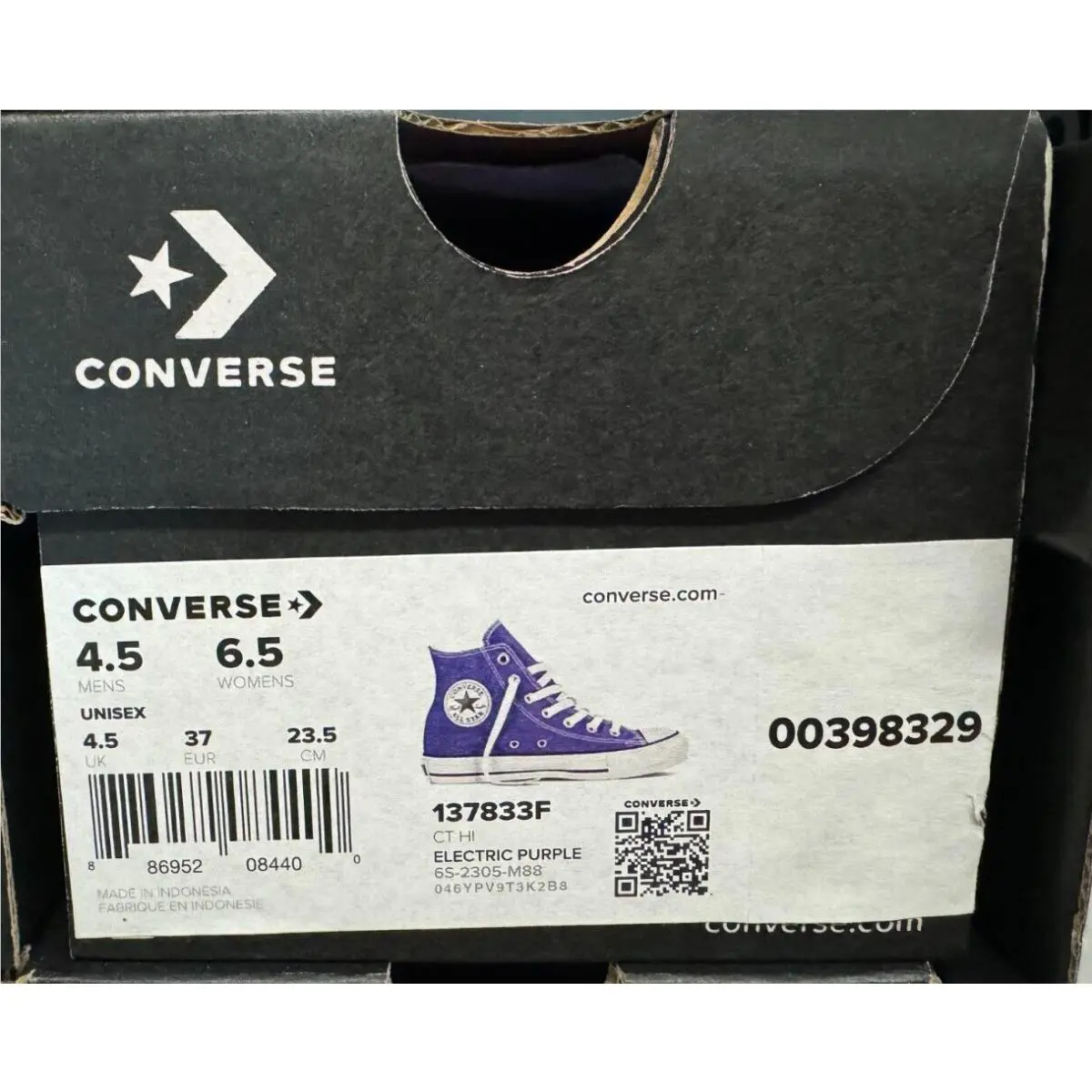 Converse shoes - Purple 1