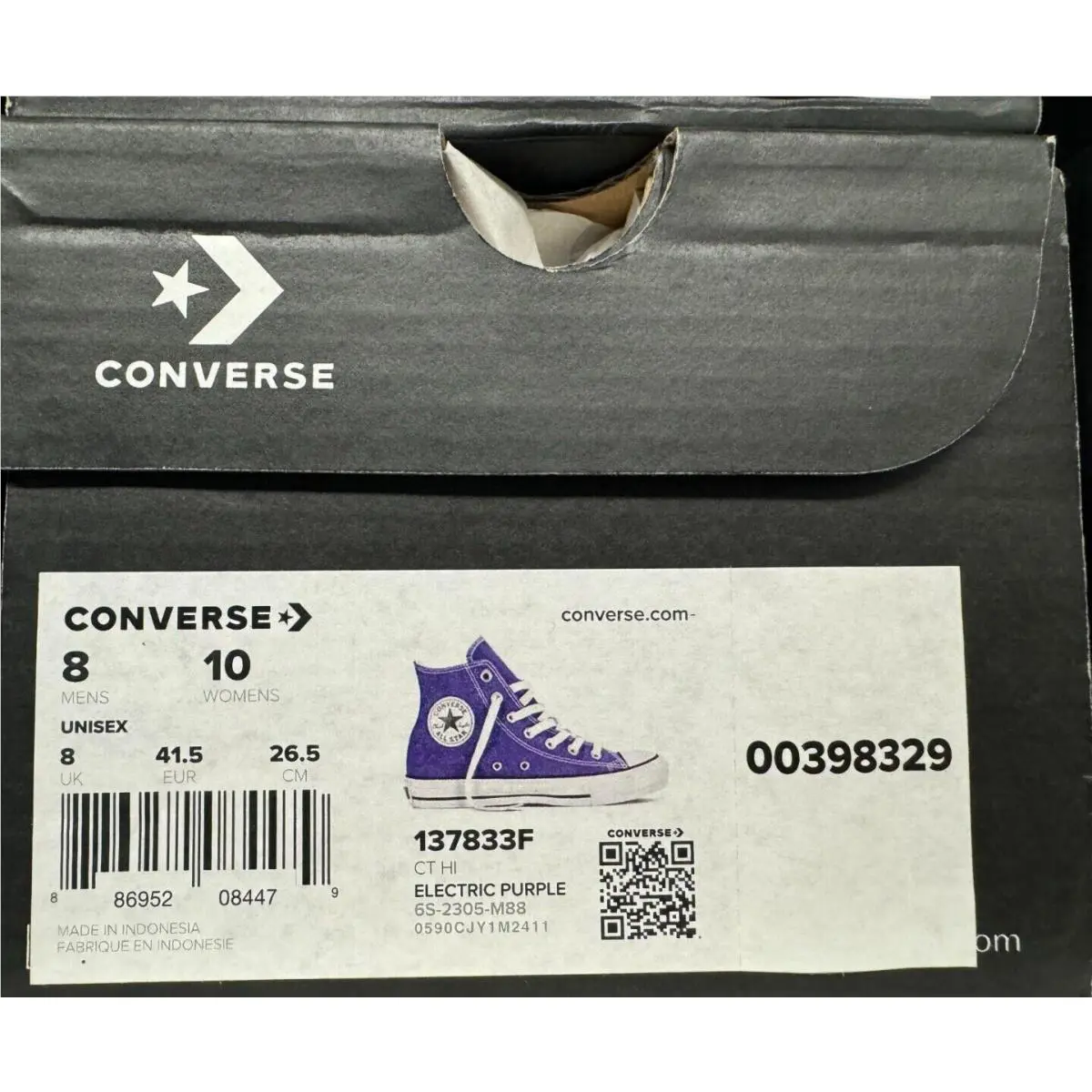 Converse shoes - Purple 3
