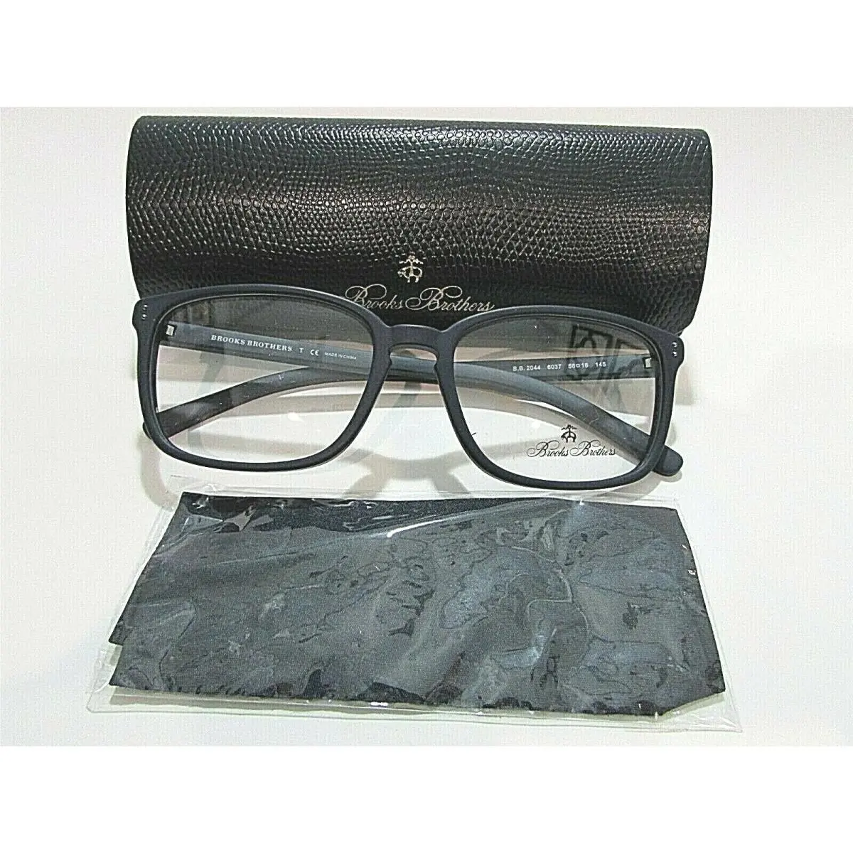 Brooks Brothers BB2044 BB 2044 6037 Matte Navy Eyeglasses Rx-able Frame