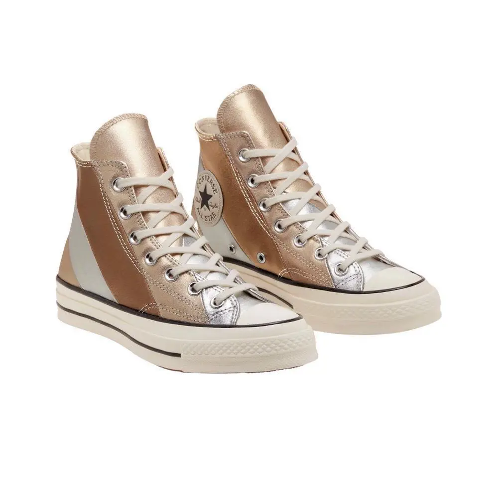 Converse shoes - Converse Chuck Taylor 70 Hi - 565882C - Silver, Bronze and Gold, Manufacturer: Pure Silver/Egret/Black 4