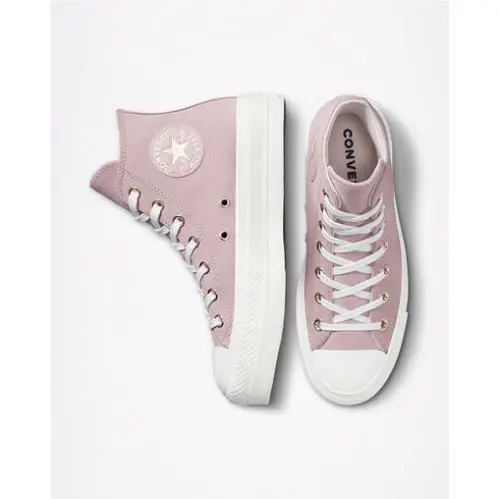 Converse shoes - Converse Chuck Taylor All-Star Hi - A03728C - Stone Mauve/Egret/Egret 17