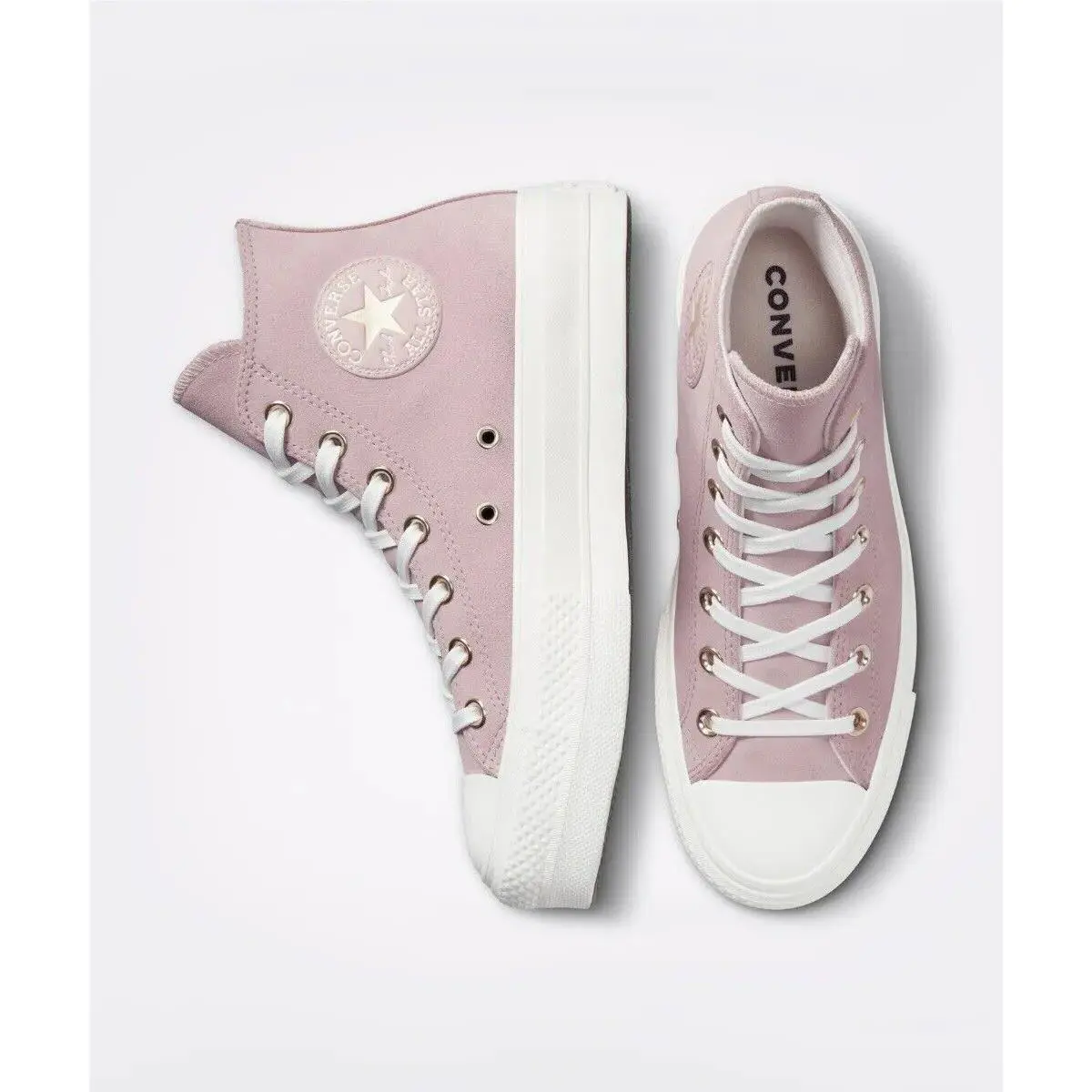 Converse shoes - Converse Chuck Taylor All-Star Hi - A03728C - Stone Mauve/Egret/Egret 2