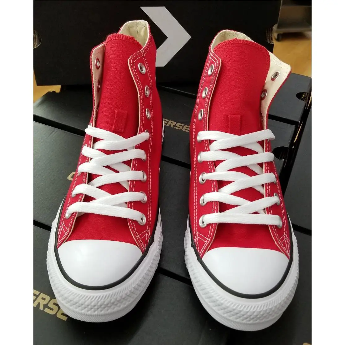 Converse shoes - Converse Chuck Taylor All-Star Hi - M9621 - Red 14