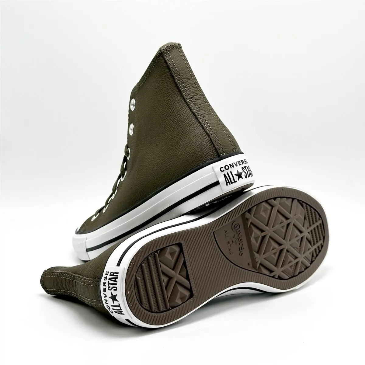Converse shoes - Converse Chuck Taylor All Star Leather High Top - A05592C - Brown 8