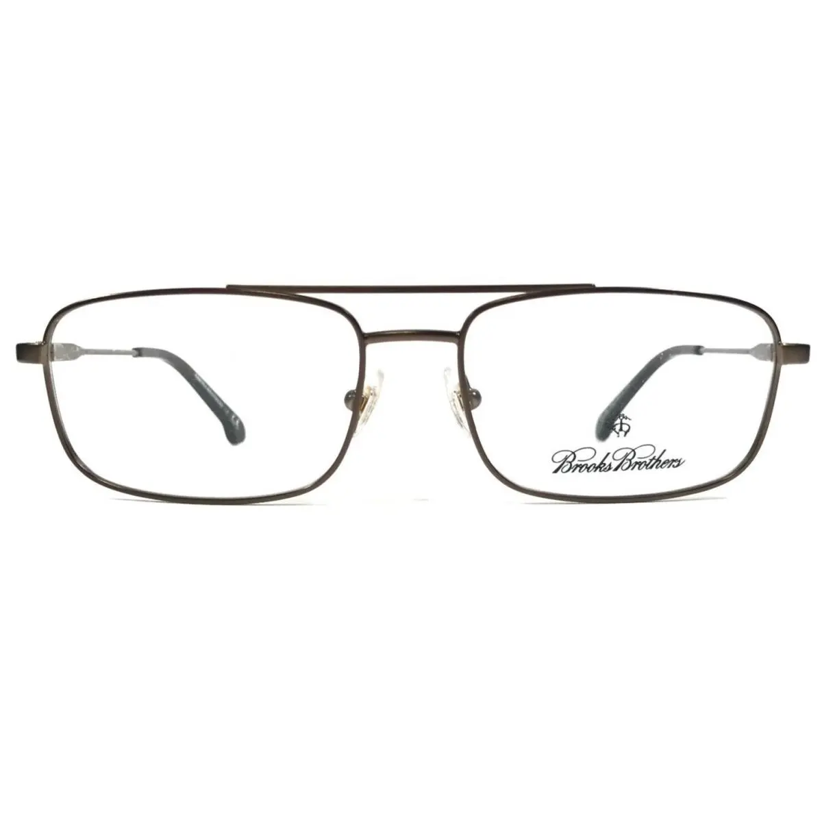 Brooks Brothers Eyeglasses Frames BB1033 1552 Brown Rectangular 53-16-140