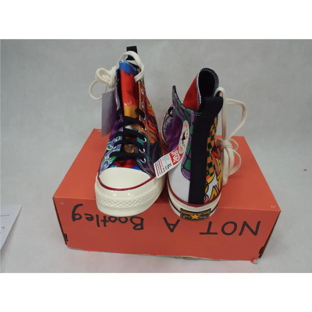 Converse shoes - Chuck 70 High - Chuck High - 170646C - Black & White & Graffiti 1