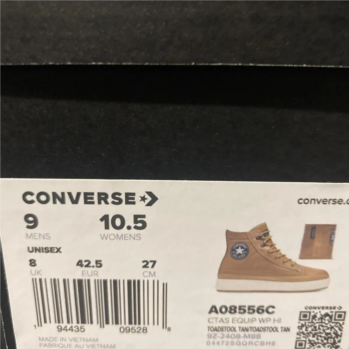 Converse shoes - Converse Chuck Taylor All Star Equip WP Hi - A08556C - Brown (UPC: 194435095158) 11