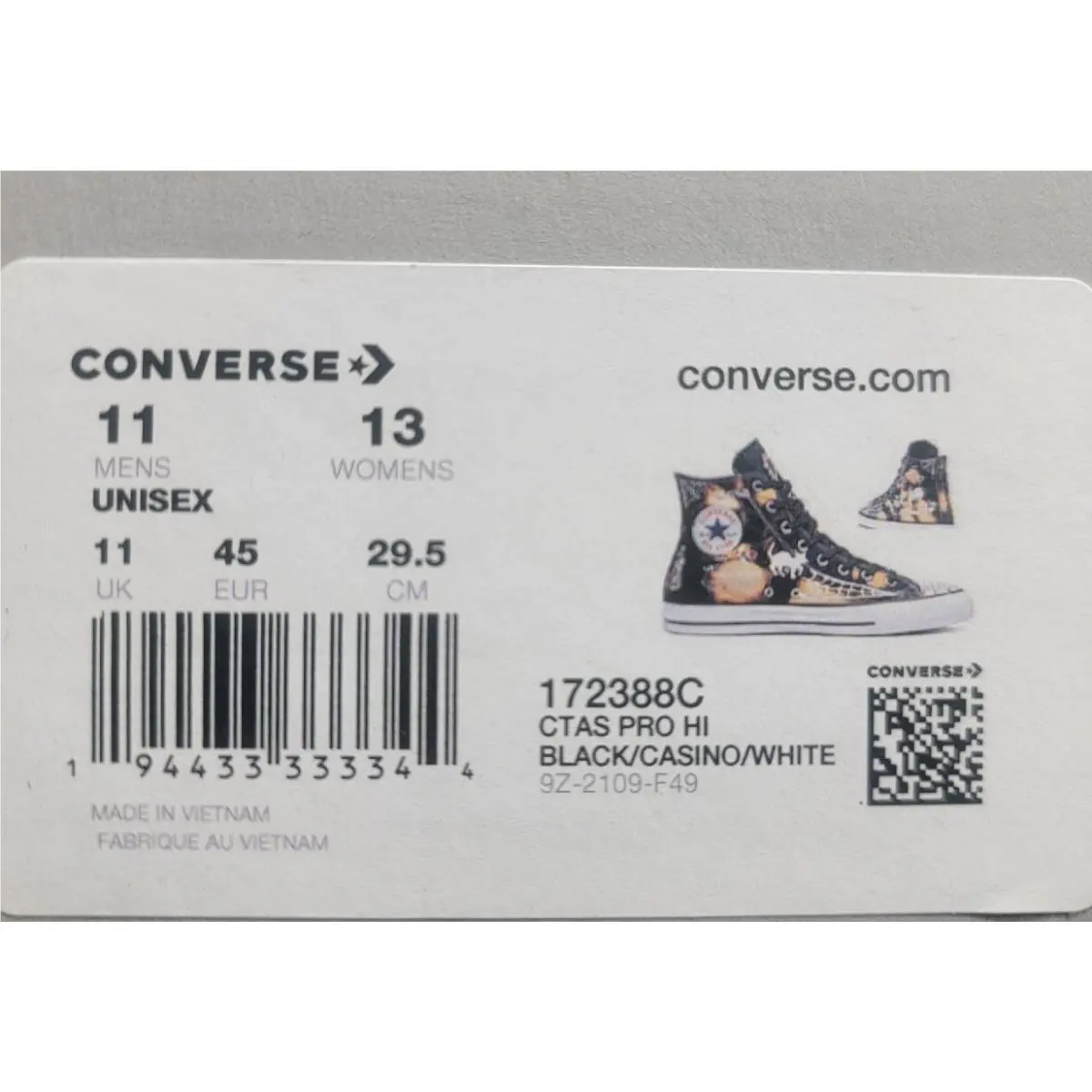 Converse shoes - Converse Chuck Taylor All Star High Top Pro - 172388c - Black 5