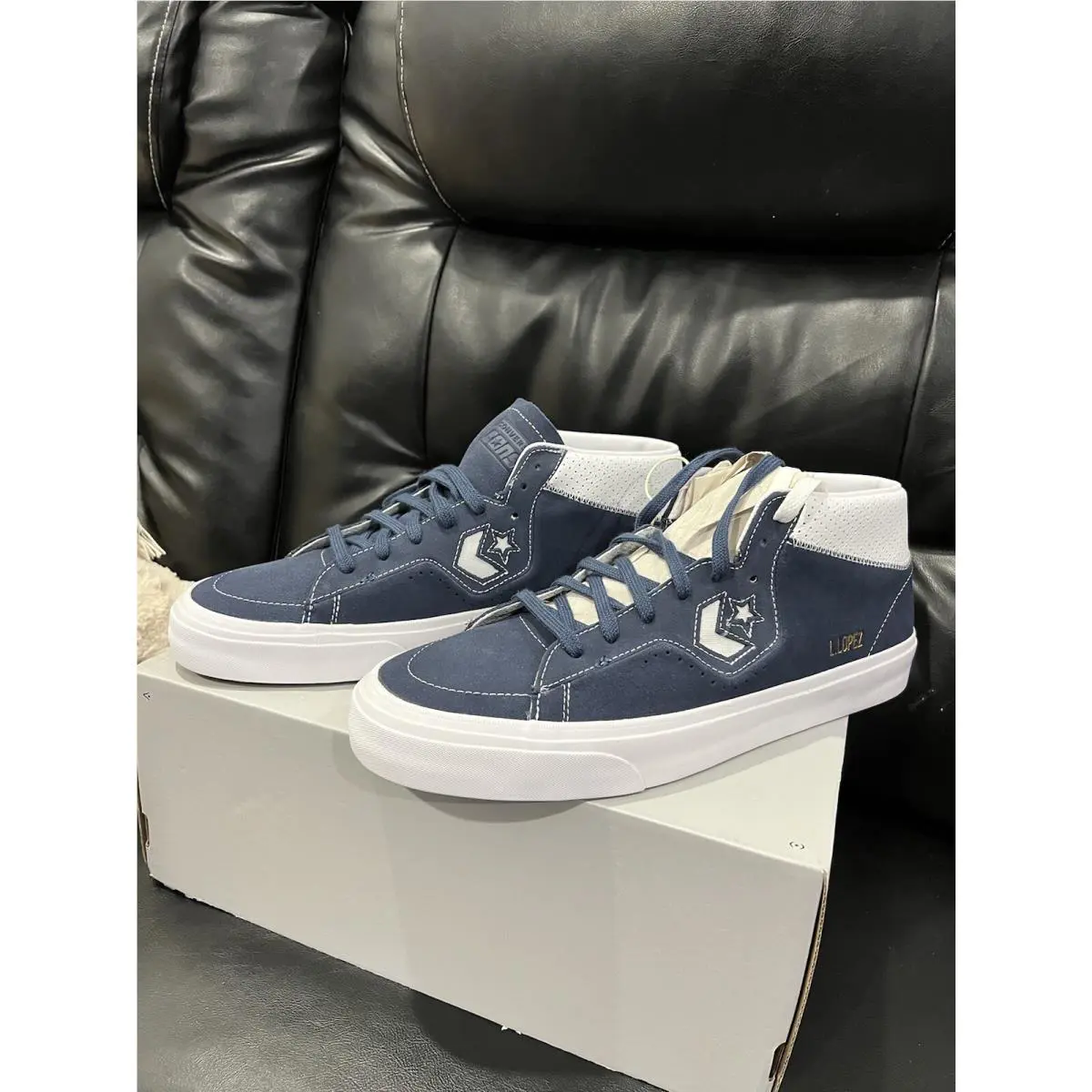 Converse shoes - Converse Louie Lopez Pro Mid - A06235C - Blue 0